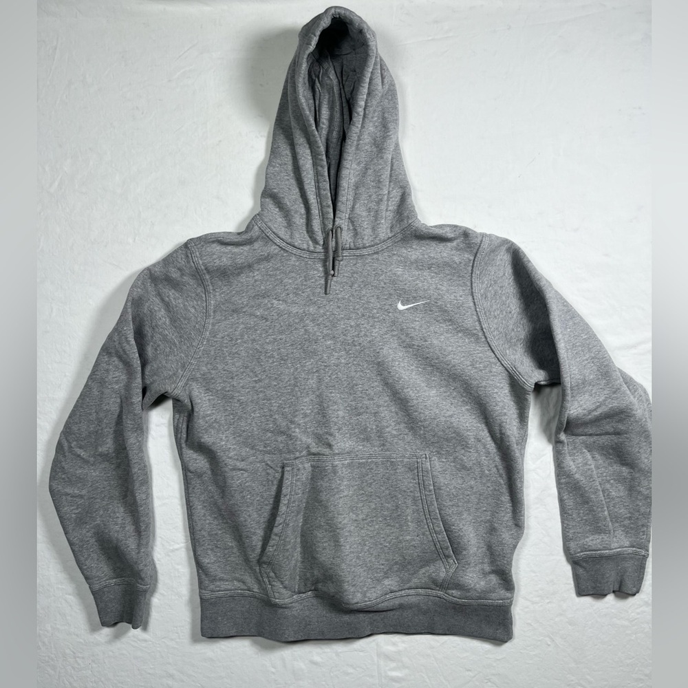 Nike Gray Hooded Sweatshirt Unisex Size Large